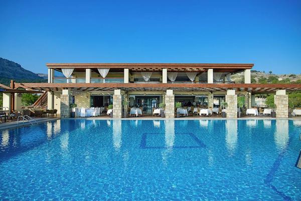 Island Blue Hotel ***, Pefki, Rodos, Grécko