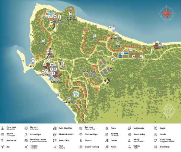 Hotel Club Med Seychelles *****, Ile de Sainte Anne, Seychely 1