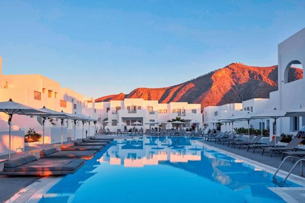 Aqua Blue Hotel *****, Perissa, Santorini, Grécko 1