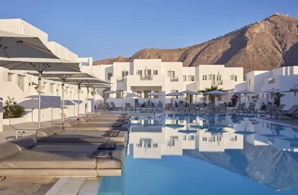Aqua Blue Hotel *****, Perissa, Santorini, Grécko 15