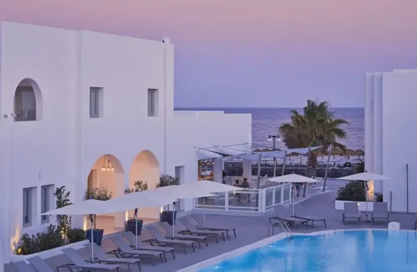 Aqua Blue Hotel *****, Perissa, Santorini, Grécko 13