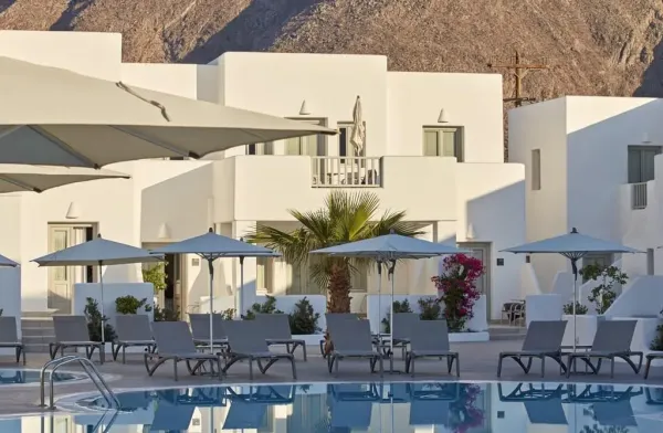 Aqua Blue Hotel *****, Perissa, Santorini, Grécko 14